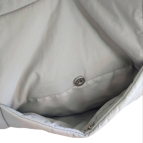 =GEN 'AYCC' All You Can Carry Grey Nylon Grey Puff Crossbody Bag - Picture 10 of 16